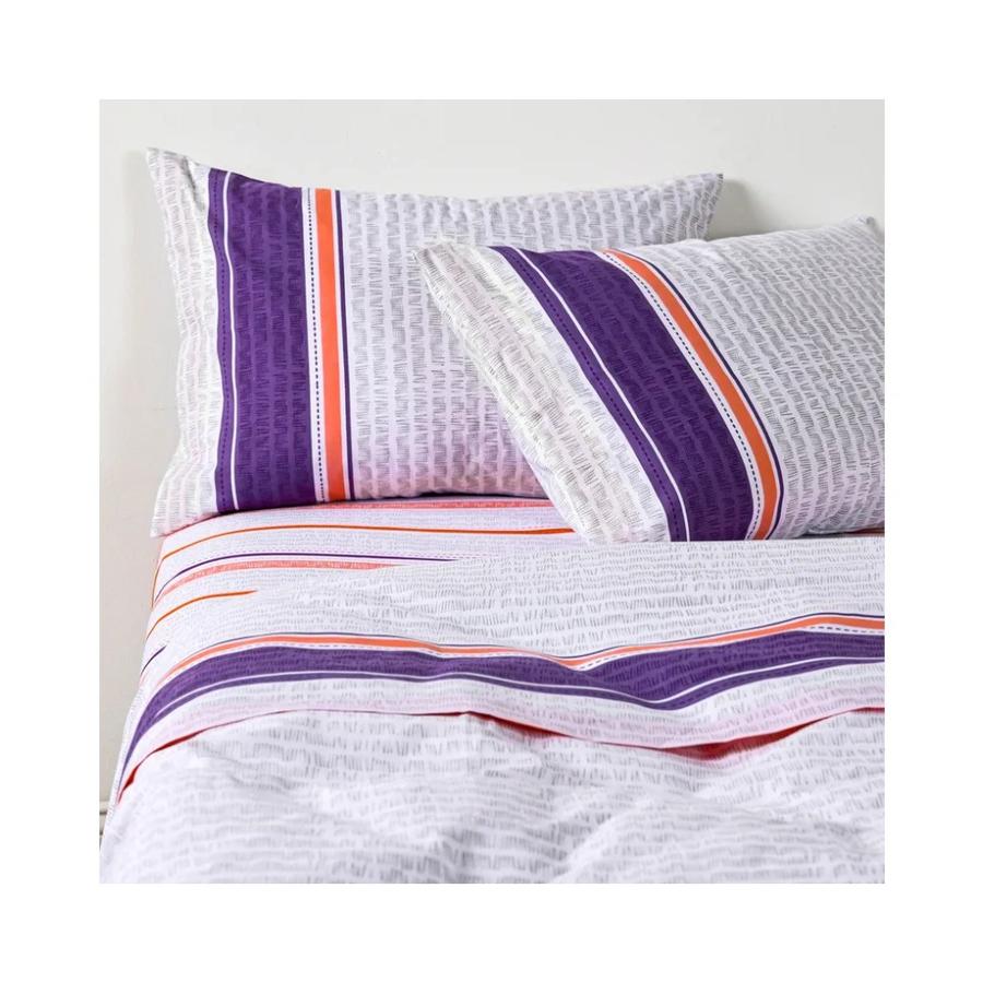 Sábanas King American Family Loden 144 Hilos Morado