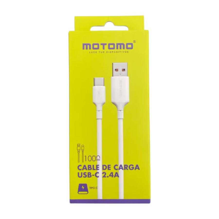 Cable de Carga USB Motomo Tipo C 1 Metro Blanco
