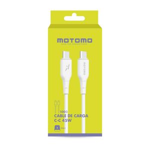 Cable de Carga Motomo Tipo C a C  45W