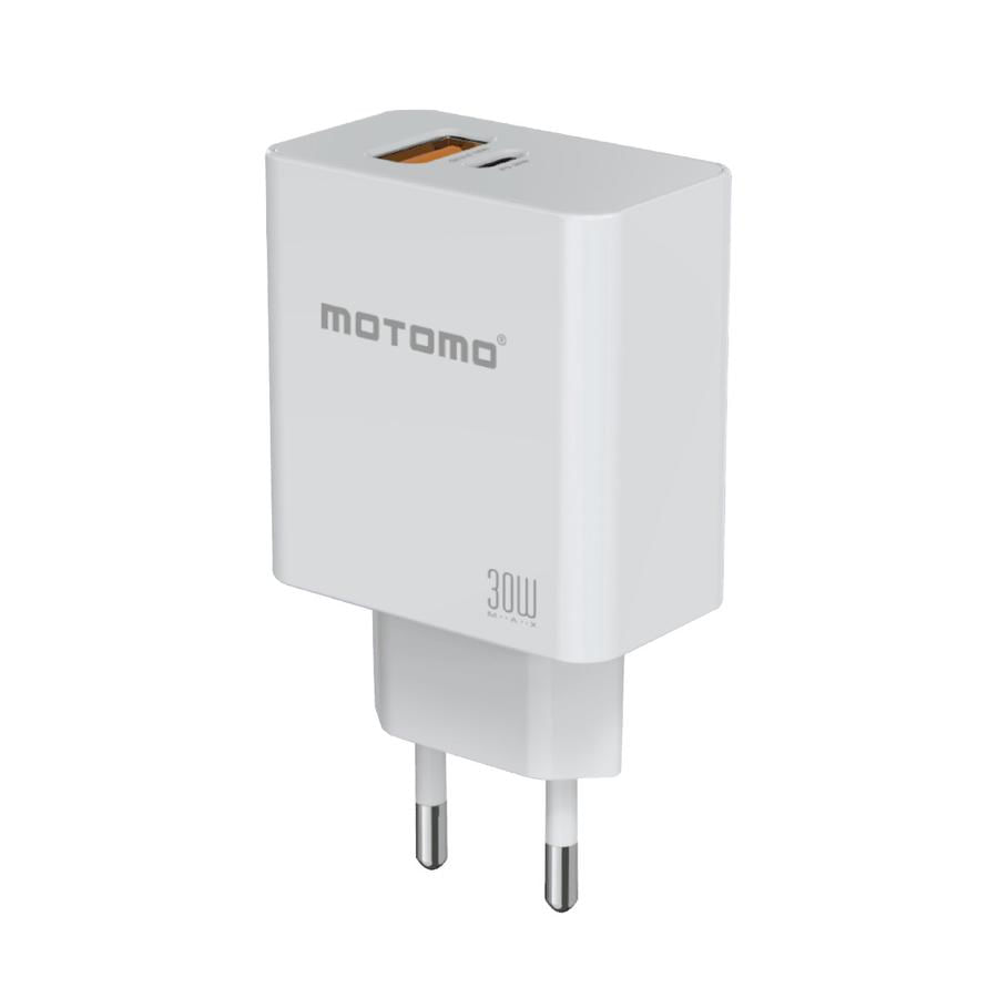 Cargador de Pared Motomo CR25 30W PD con Cable Tipo C