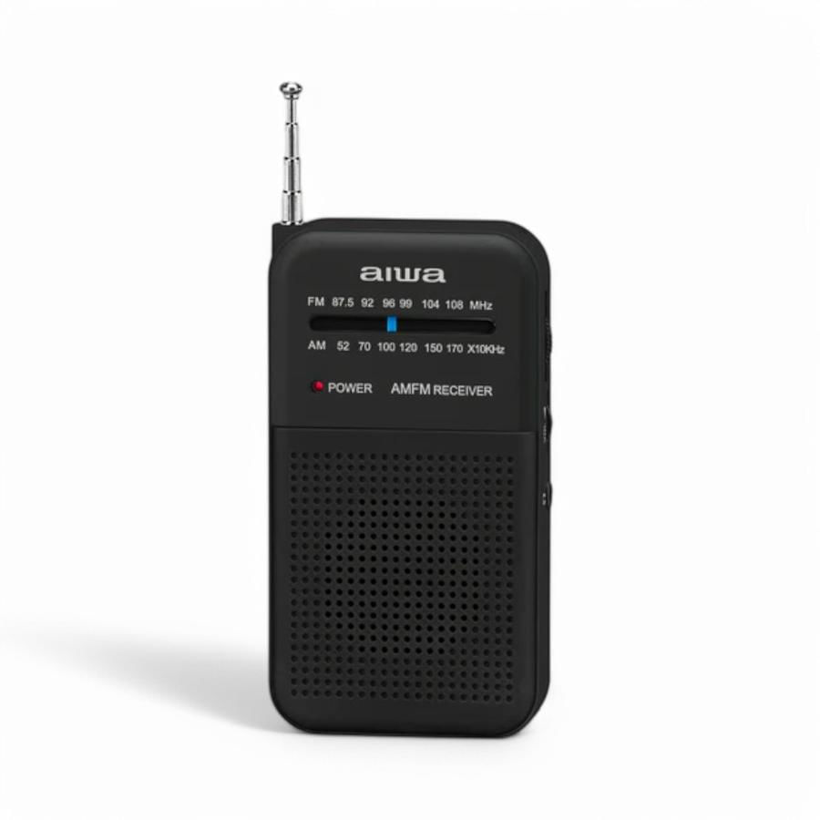Radio Portátil Aiwa Análoga FM/AM Negro