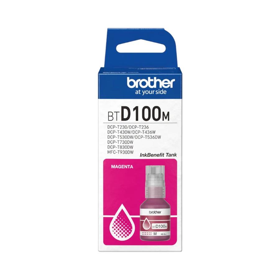 Botella Tinta Magenta Brother BTD100M