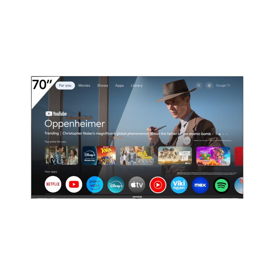 Smart TV Aiwa 70"" 4K UHD LED Android TV Negro