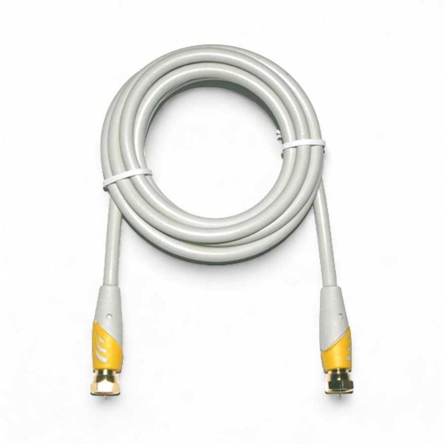 Cable Coaxial Macrotel Profesional Rg-59 1.8 Metros Blanco