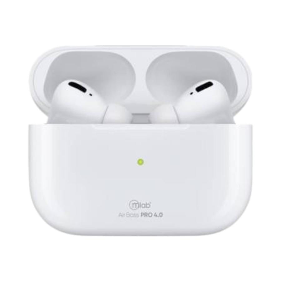 Audífono TWS Mlab Air Bass Pro 40 ANC ENC Blanco
