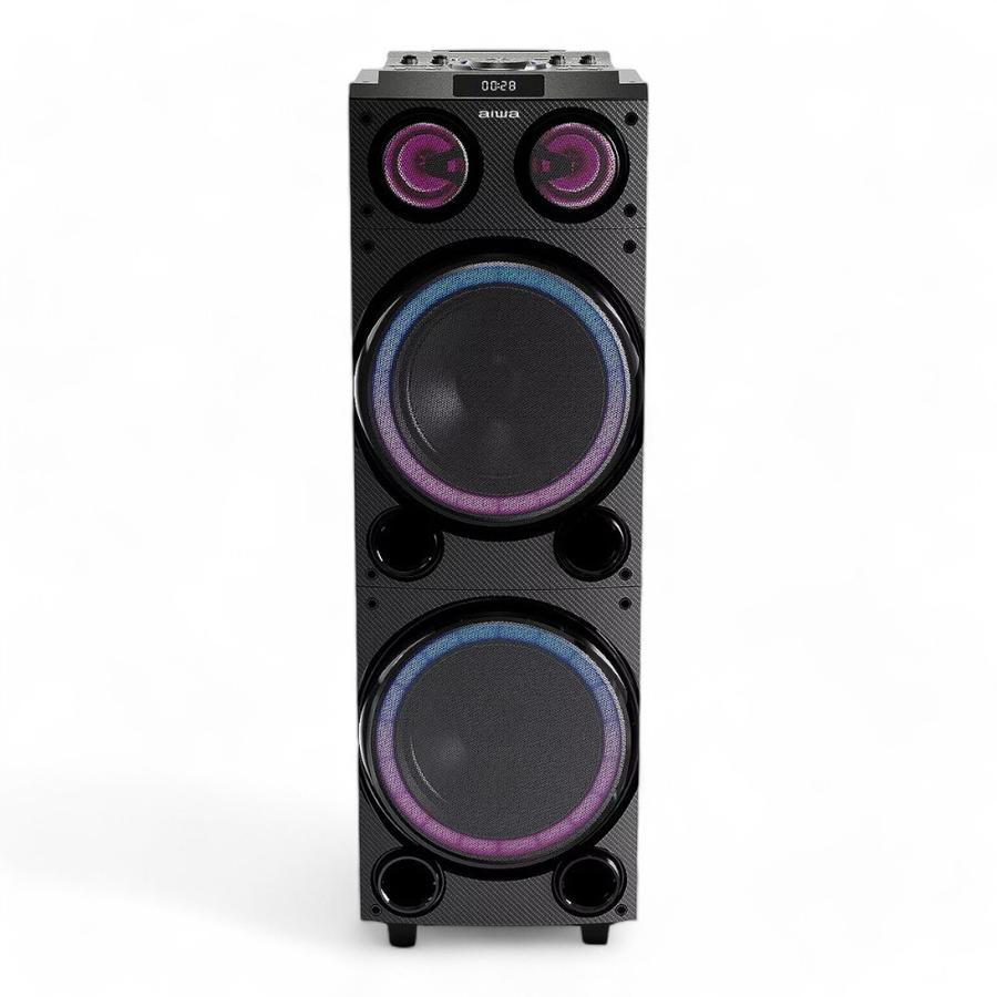 Parlante Karaoke Bluetooth Radio Fm Aiwa AWPOC14 Negro