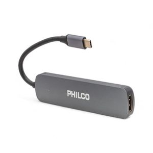Adaptador Múltiple HUB Tipo C a HDMI USB 3.0 Philco