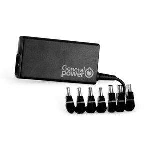 Cargador Notebook Universal General Power 65W Autoregulable