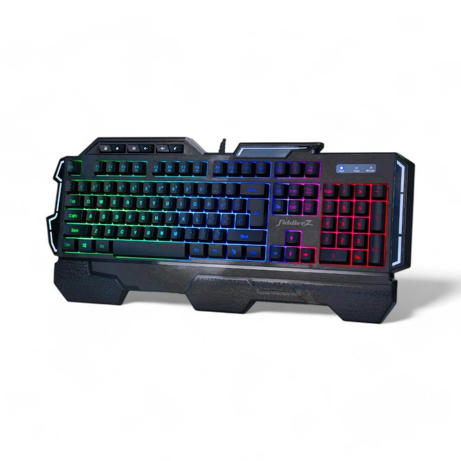 Teclado Gamer Fiddler Z KD609 Membrana RGB Negro - Dimarsa.cl
