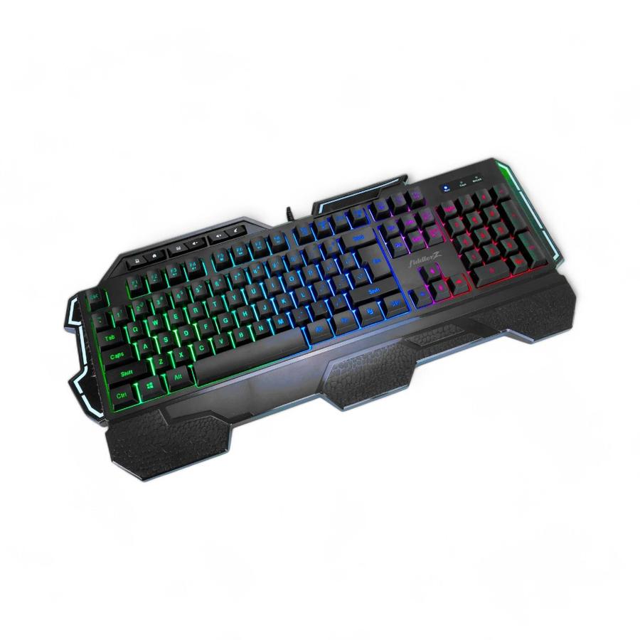Teclado Gamer Fiddler Z KD609 Membrana RGB Negro - Dimarsa.cl