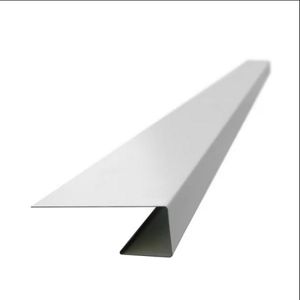 Perfil J Metálico 2500 x 0,5 mm Blanco