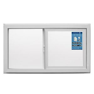 Ventana PVC 140x120cm Corredera Blanco