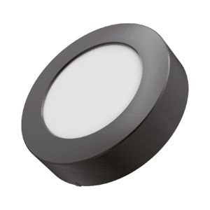 Plafón Wellmax 6W CW Luz Fría 6500K Borde Negro