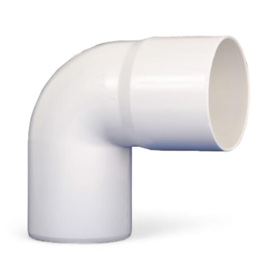 Codo Canaleta Hoffens Macho/Hembra 75 Mm x 87,5° Blanco