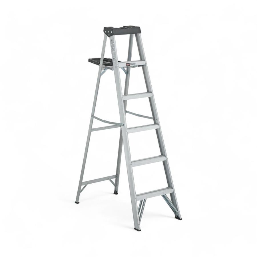 Escalera Tijera Cuprum 6 Peldaños 1.82 Metros Aluminio