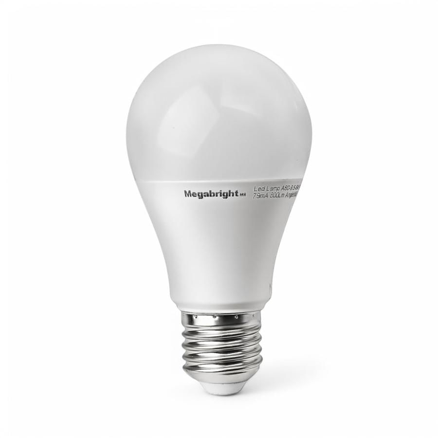 Ampolleta LED Megabright A60 9w 6400k