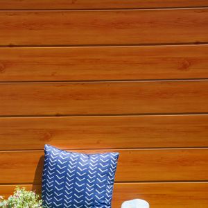 Revestimiento Metálico Smooth Mañio Café Claro 3900x383x16Mm