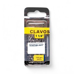 Blister Clavos Corrientes Inchalam 1 1/4" x 1.83 Mm 100 Gr