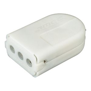 MEC Hembra Volante Abatible 2P + T -Claro