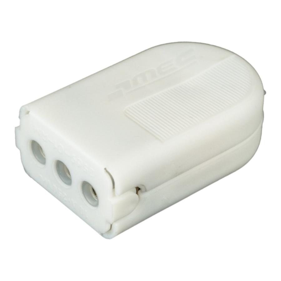 MEC Hembra Volante Abatible 2P + T -Claro