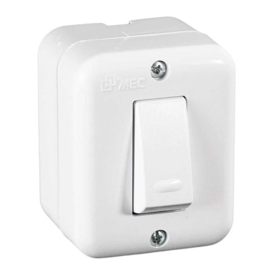 Interruptor Simple 9/12 Aris Pro 250V-16A Mec Blanco