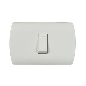 Interruptor Simple 9/12 Aris Pro 250V-16A  Mec Blanco