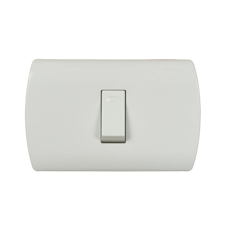 Interruptor Simple 9/12 Aris Pro 250V-16A  Mec Blanco