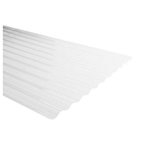 Policarbonato Ondulado Transparente 0,70 x 810 x 3000 mm