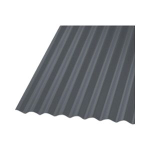 Plancha Acanalada Onda 3¾ Prepintada 0.35mm 851x3000 Gris