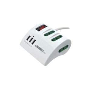 Alargador de Escritorio MEC 3T Ac + 3P Usb 1.5 MT  Blanco