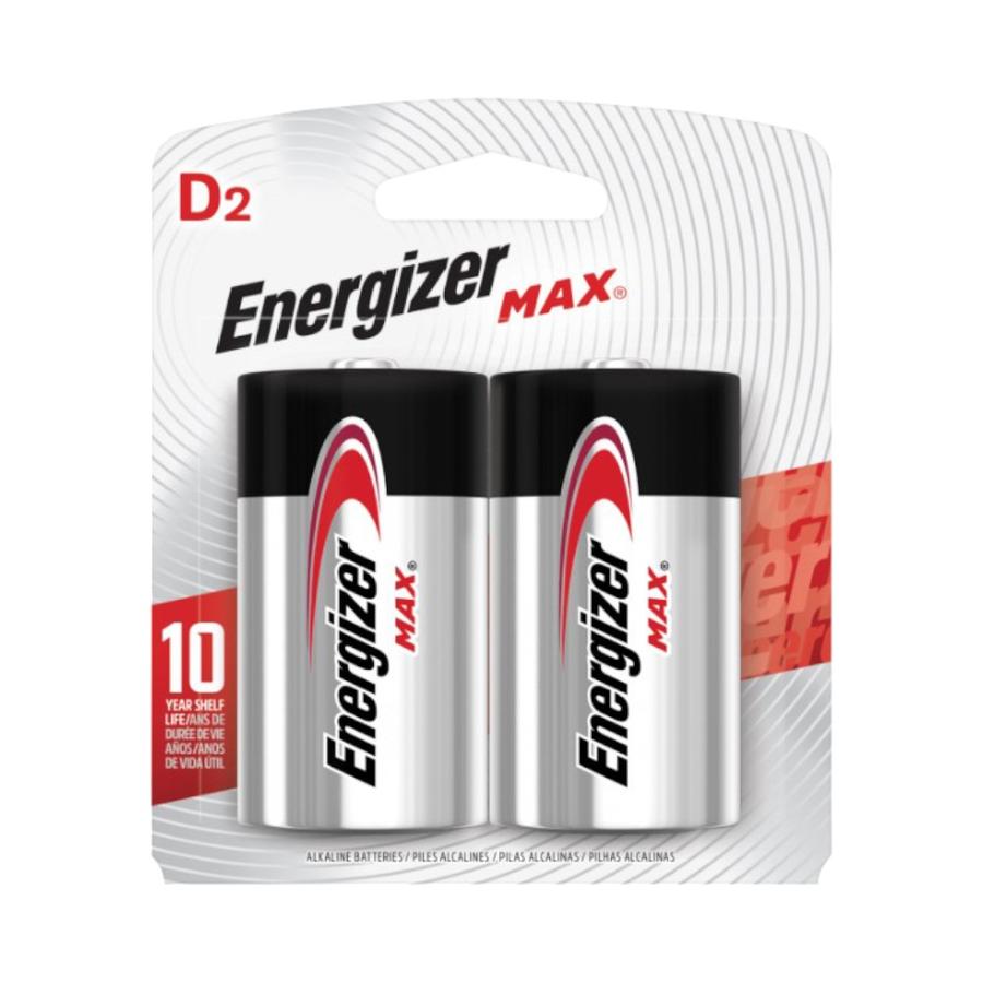Blister 2 Pilas Alcalinas Energizer Max Tipo D