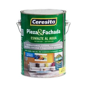 Esmalte Al Agua Pieza Y Fachada Base Intensa Gl Ceresita