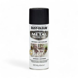 Spray Anticorrosivo Rust Oleum Negro Satinado 340 Gr