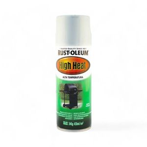 Spray Rust Oleum Alta Temperatura Plata Mate 340 Gr
