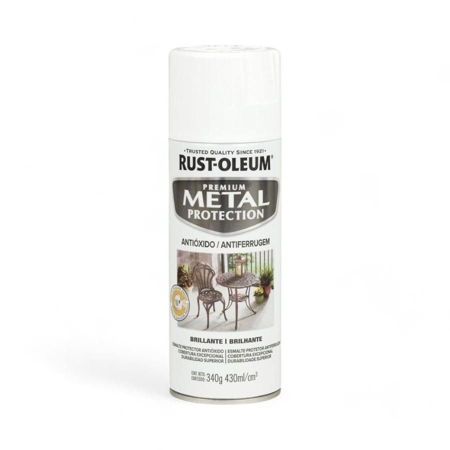 Spray Rust Oleum Metal Protection Blanco Brillante