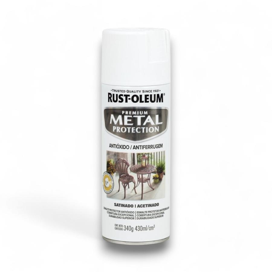 Spray Rust Oleum Metal Protection Blanco Satinado