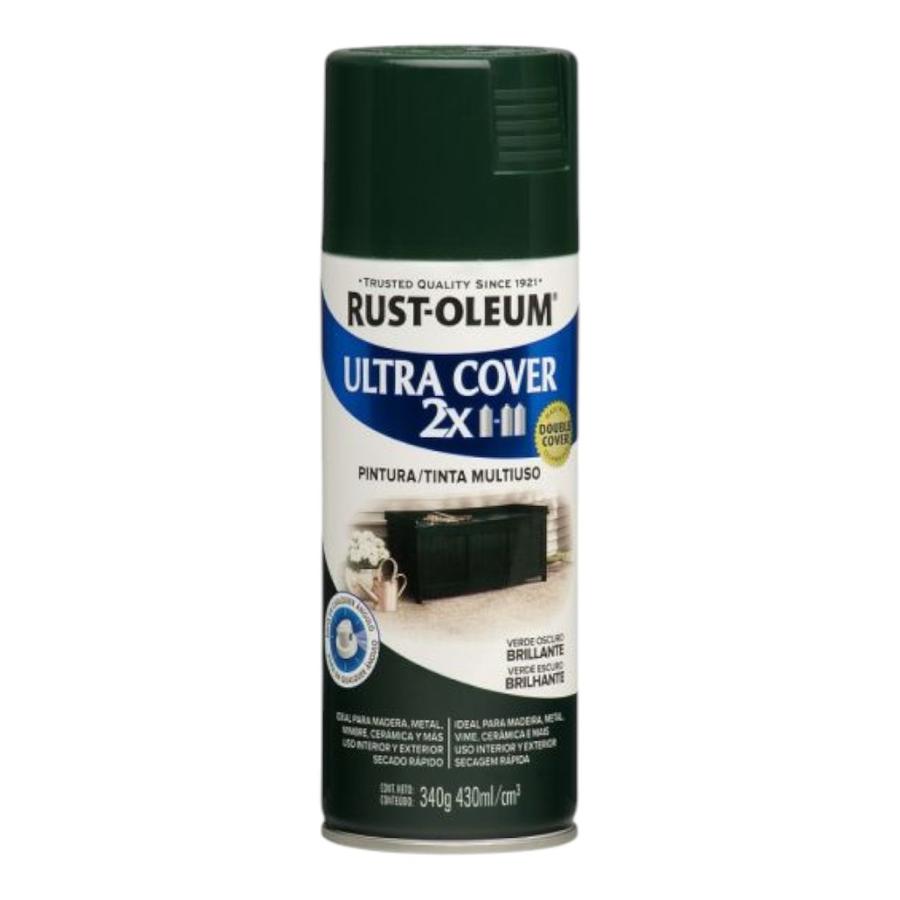 Pintura En Spray Verde Oscuro Brillante 430ml Rust-Oleum