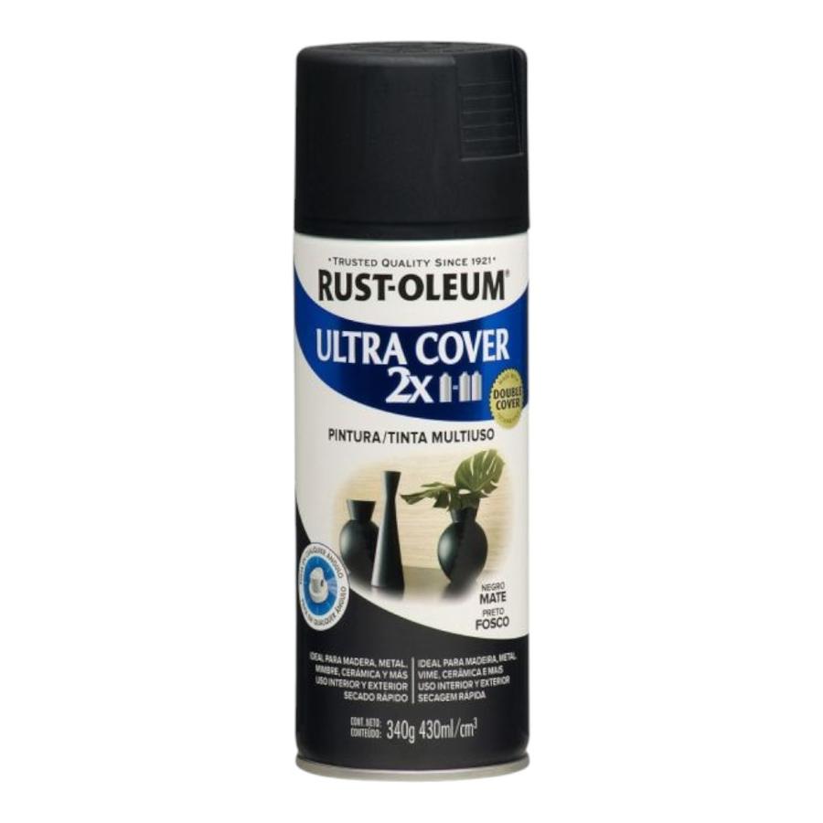 Pintura En Spray Multiusos Negro Mate 430ml Rust-Oleum