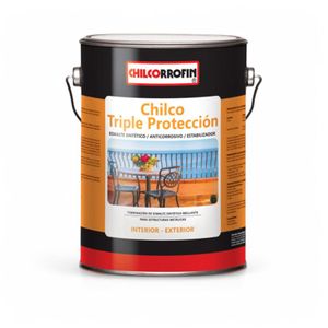 Anticorrosivo Triple Protección Chilco 1 Galón Negro
