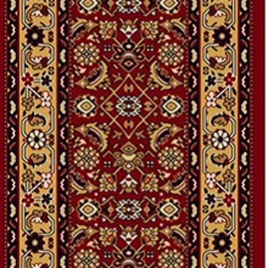 Alfombra Pasillo Clasico Rojo 67 Cm Ancho