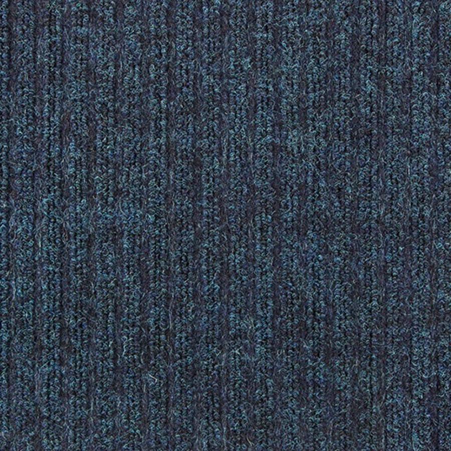 Alfombra Pasillo Trio Con Base Gel 1 Metro Ancho Azul