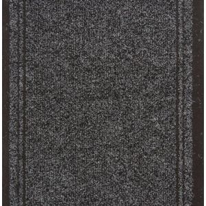 Alfombra Pasillo Malaga Antracita Con Base Gel 66 Cm Ancho