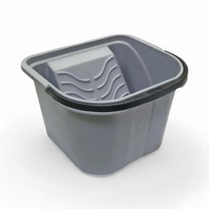Balde Para Pintura Lizcal 4 Litros Gris Claro
