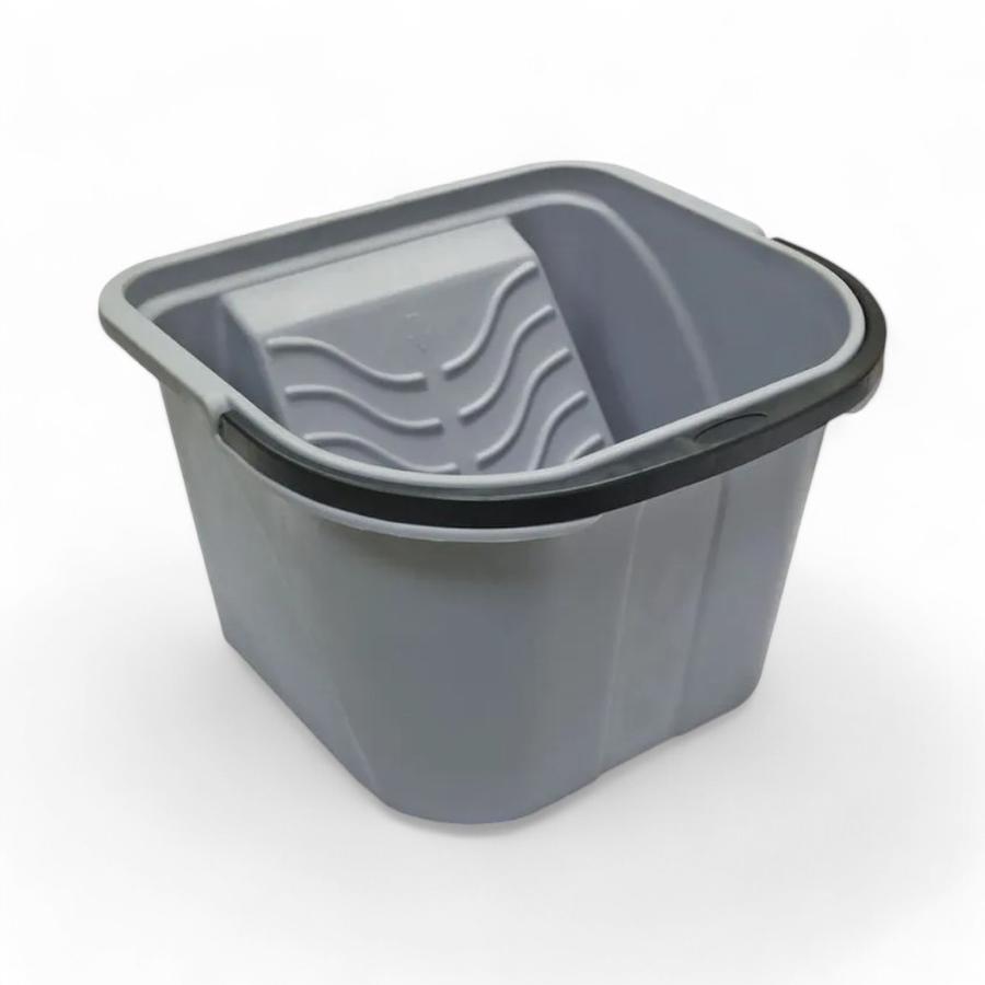 Balde Para Pintura Lizcal 4 Litros Gris Claro