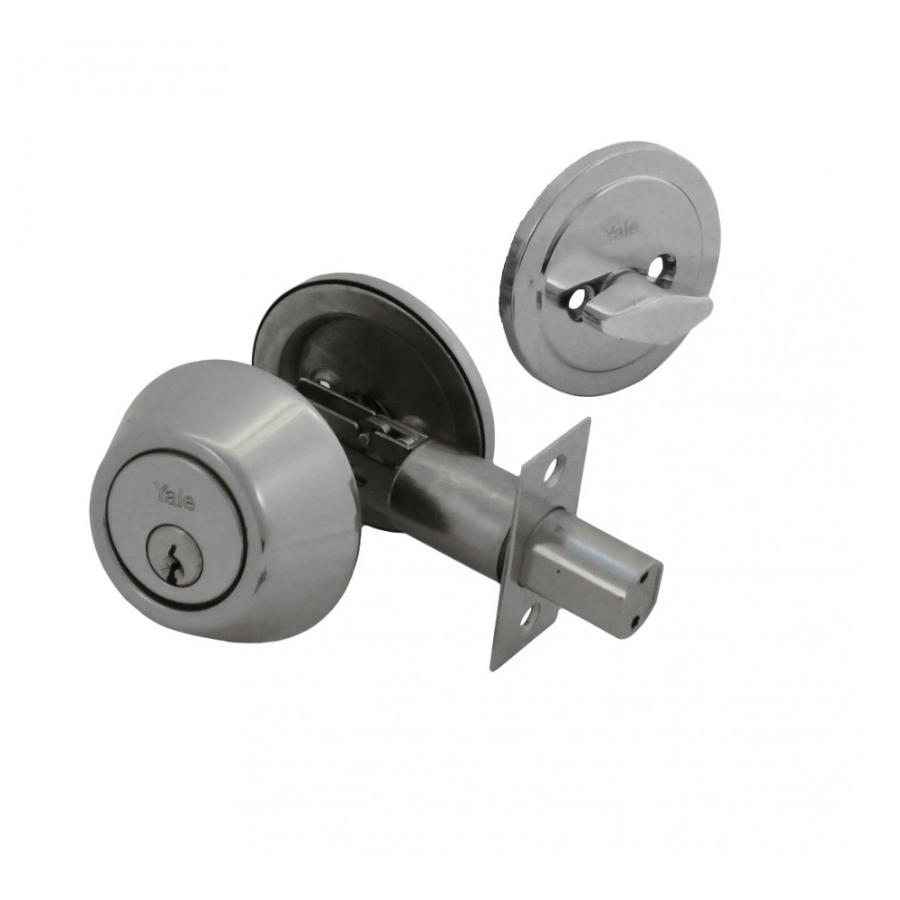 Cerrojo Auxiliar Yale Llave/Perilla 35-50 Mm Acero