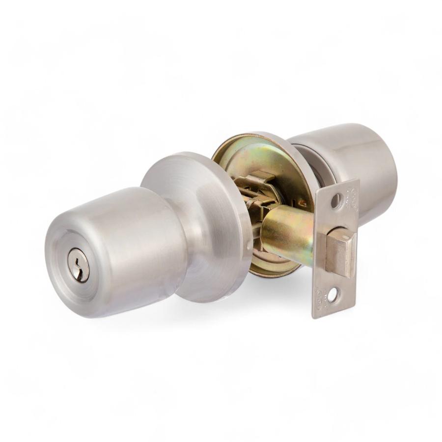 Cerradura Poli 8000 Tubular Oficina/Dormitorio Inoxidable