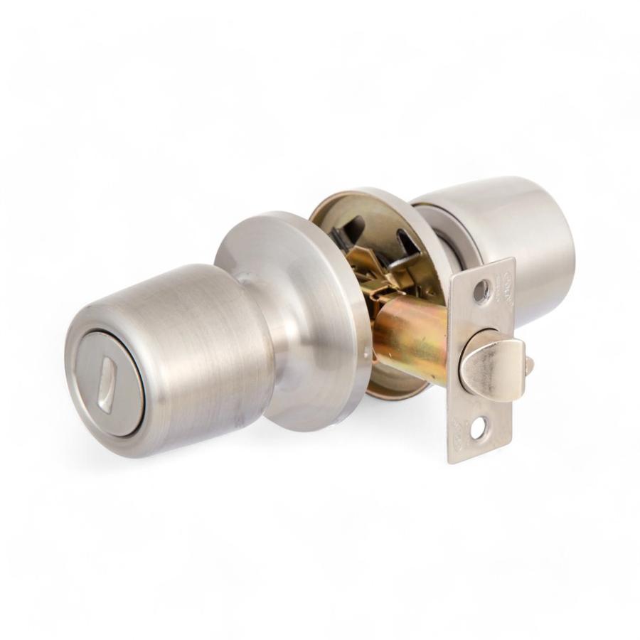 Cerradura Poli 8000 Tubular Baño/Dormitorio Inoxidable