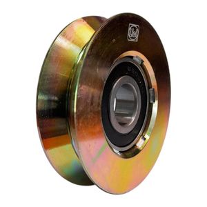 Rueda Para Porton 100 Mm Con Perno