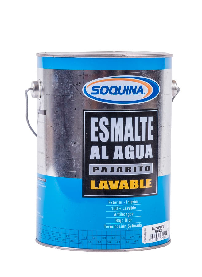 Esmalte Al Agua Blanco Galon