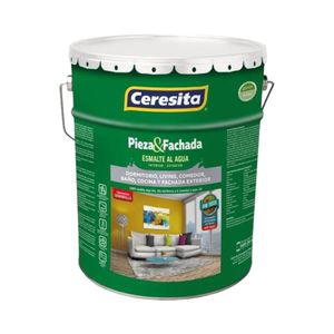 Esmalte Semibrillo Pieza Y Fachada Blanco 4 Gl Ceresita